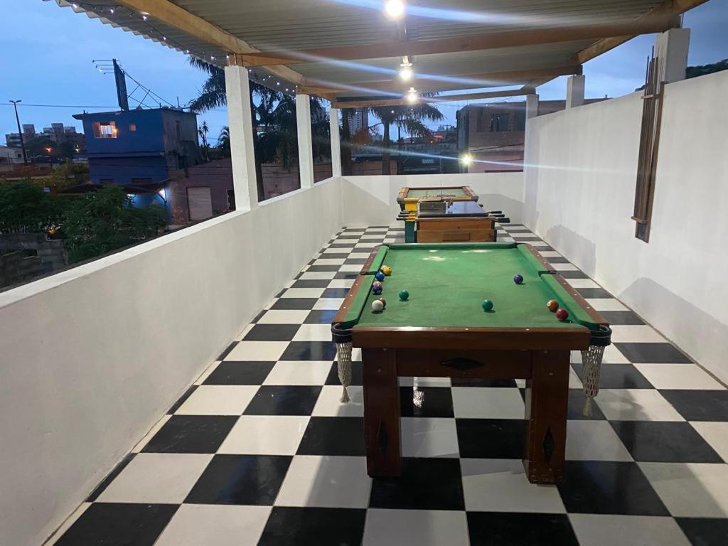 サンパウロ Otima Casa Com Piscina Em Praia Grandeヴィラ エクステリア 写真
